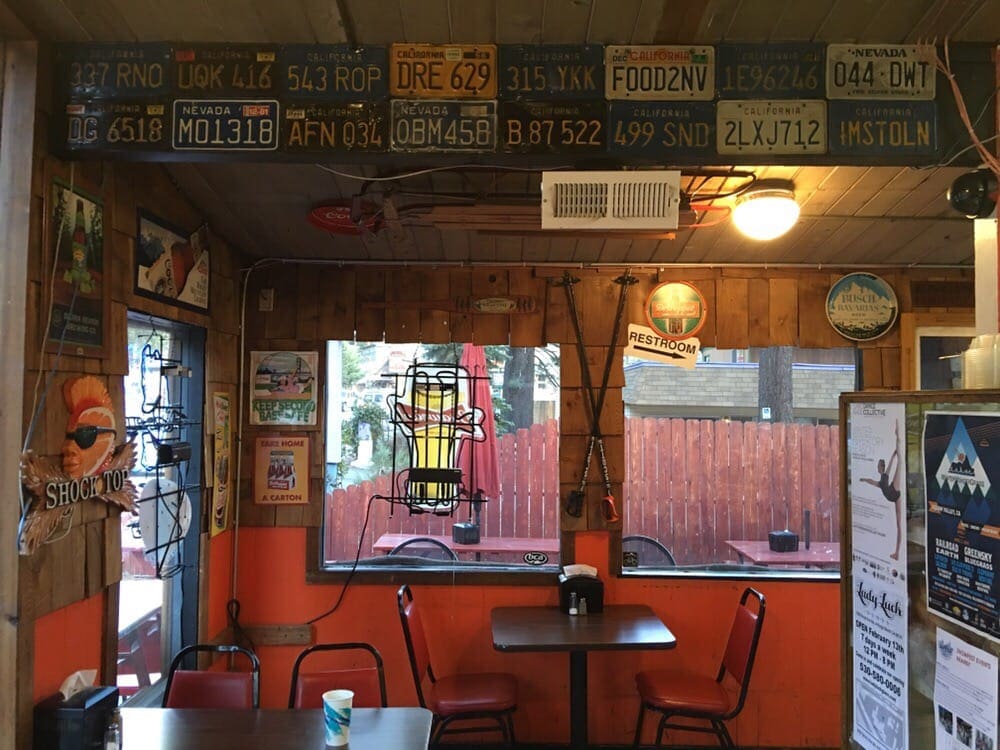 Char-Pit Lake Tahoe interior