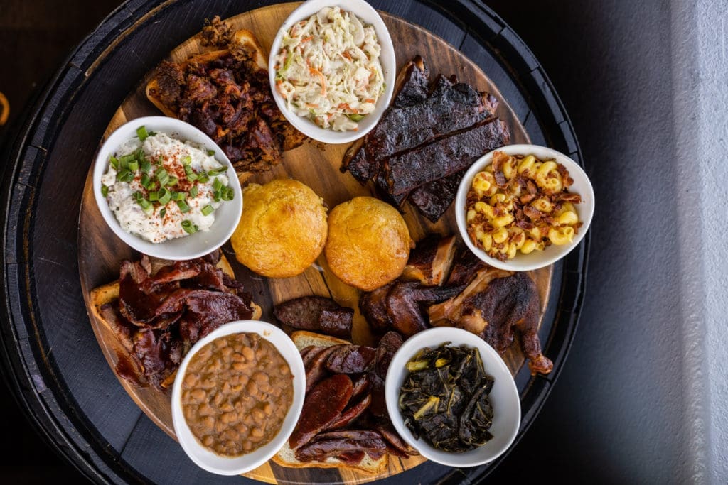 BBQ Platter and Fox and Hound the perfect apres ski spot